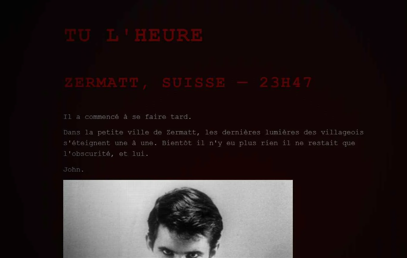 Histoire narrative – Twine